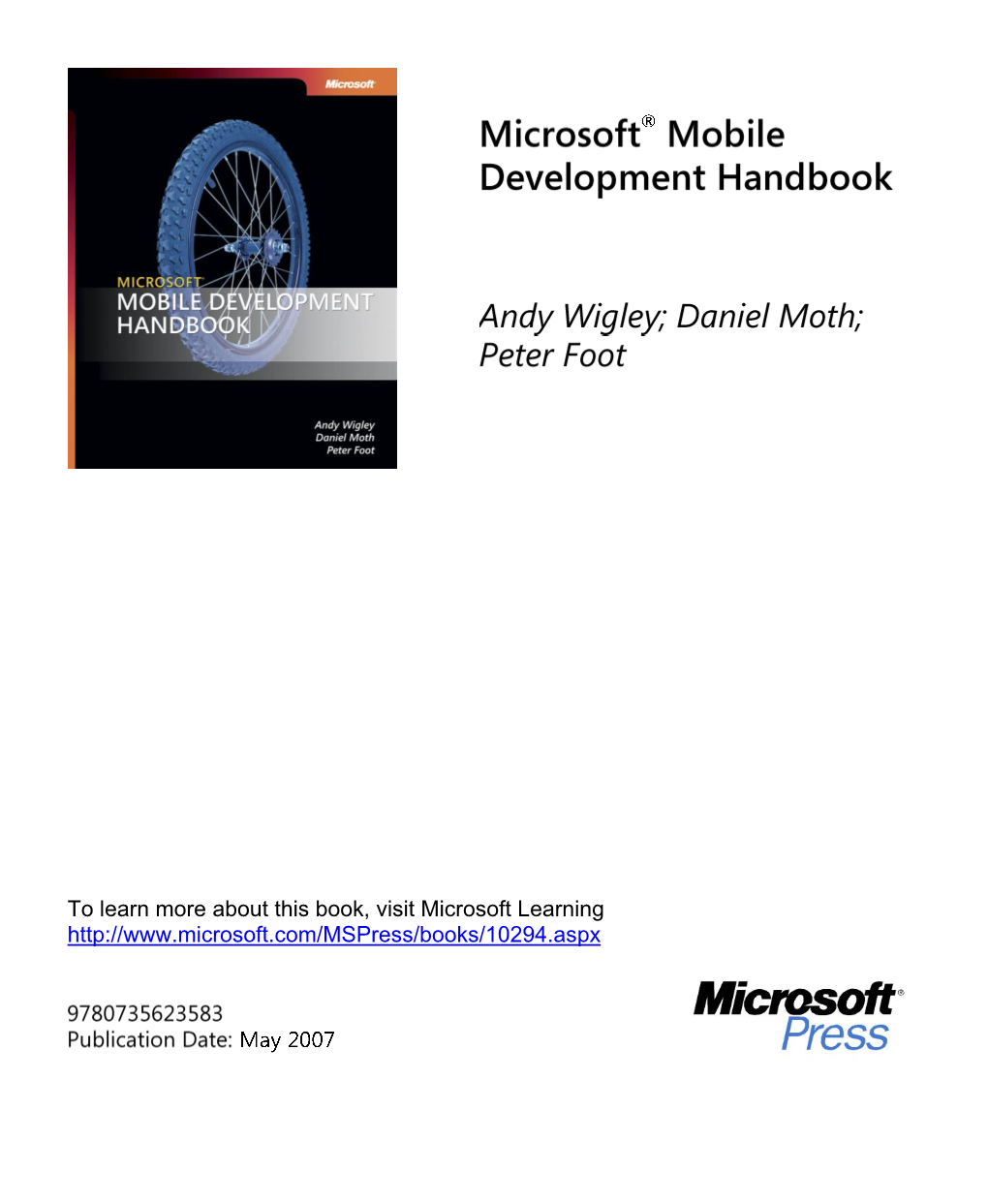 Microsoft Mobile Development Handbook