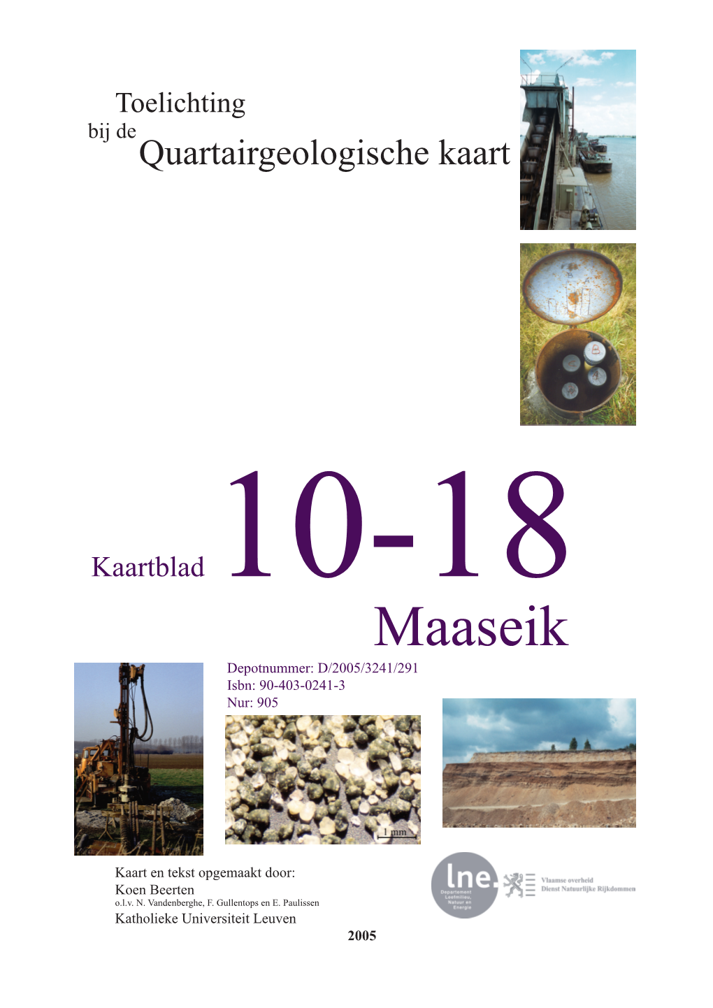 Toelichting Bij De Quartairgeologische Kaarten 10