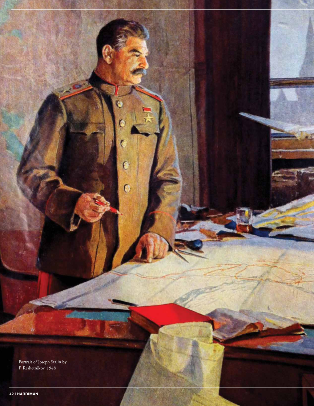 Portrait of Joseph Stalin by F. Reshetnikov, 1948