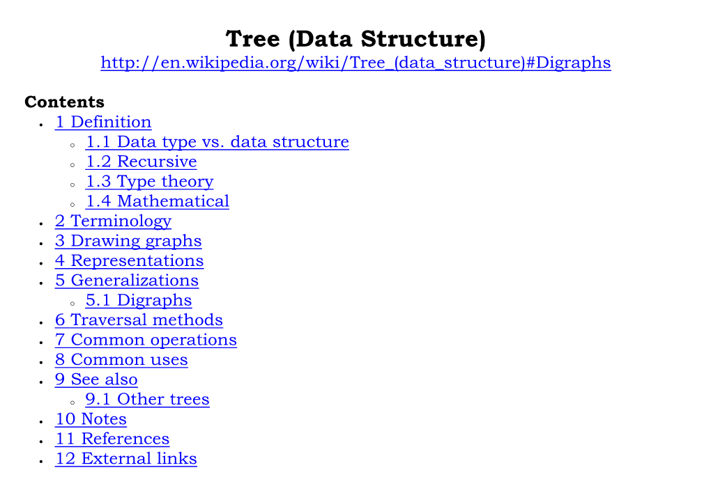 Tree (Data Structure)