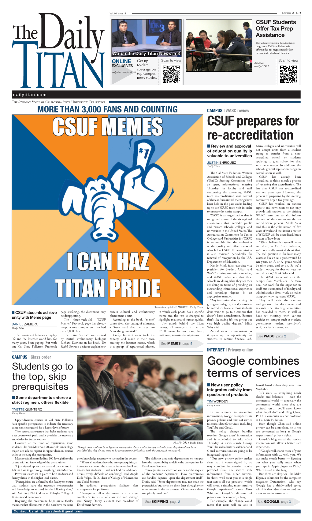 CSUF Prepares for Re-Accreditation
