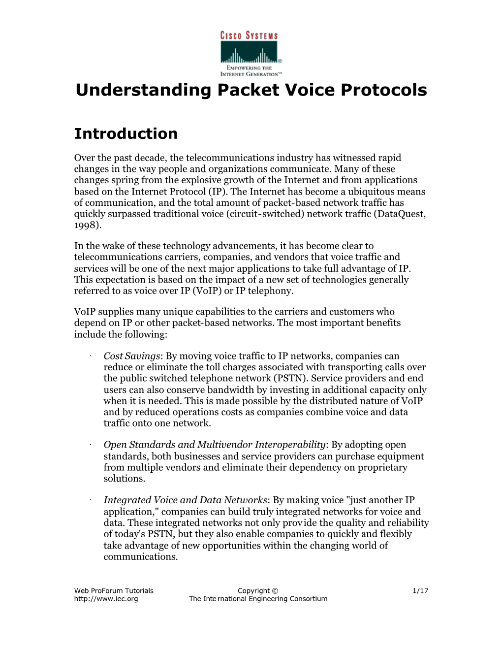 Understanding Packet Voice Protocols