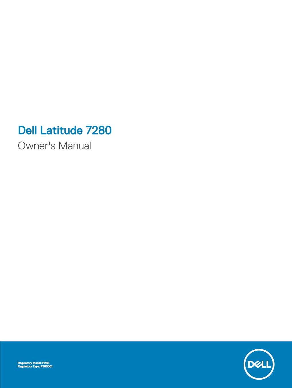 Dell Latitude 7280 Owner's Manual