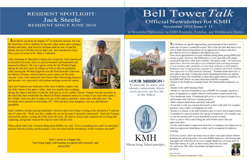 Bell Tower Talk