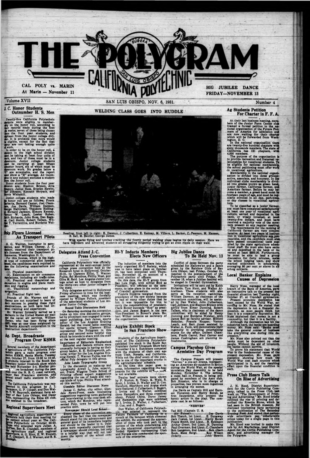 The Polygram, November 6, 1931