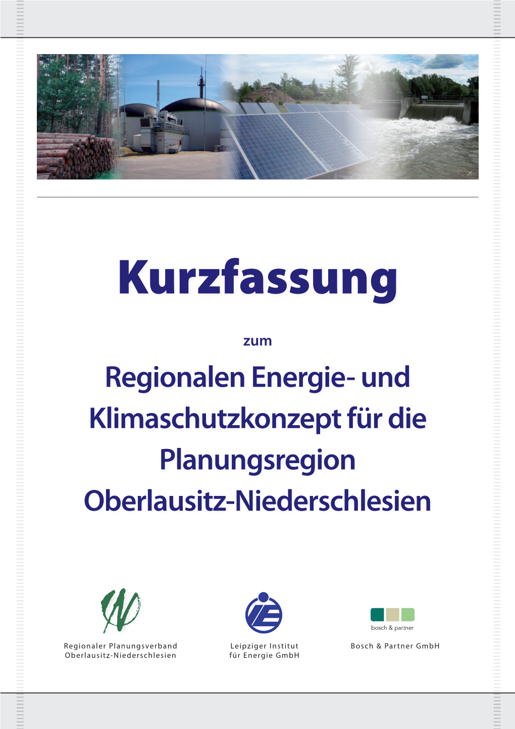 Regionales Energie- Und Klimaschutzkonzept Für Die Planungsregion Oberlausitz-Niederschlesien
