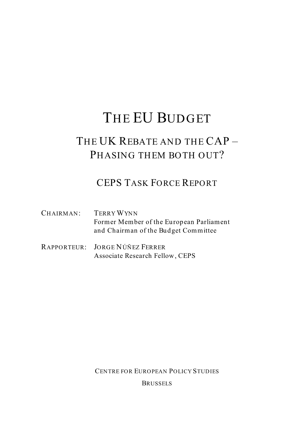 The Eu Budget