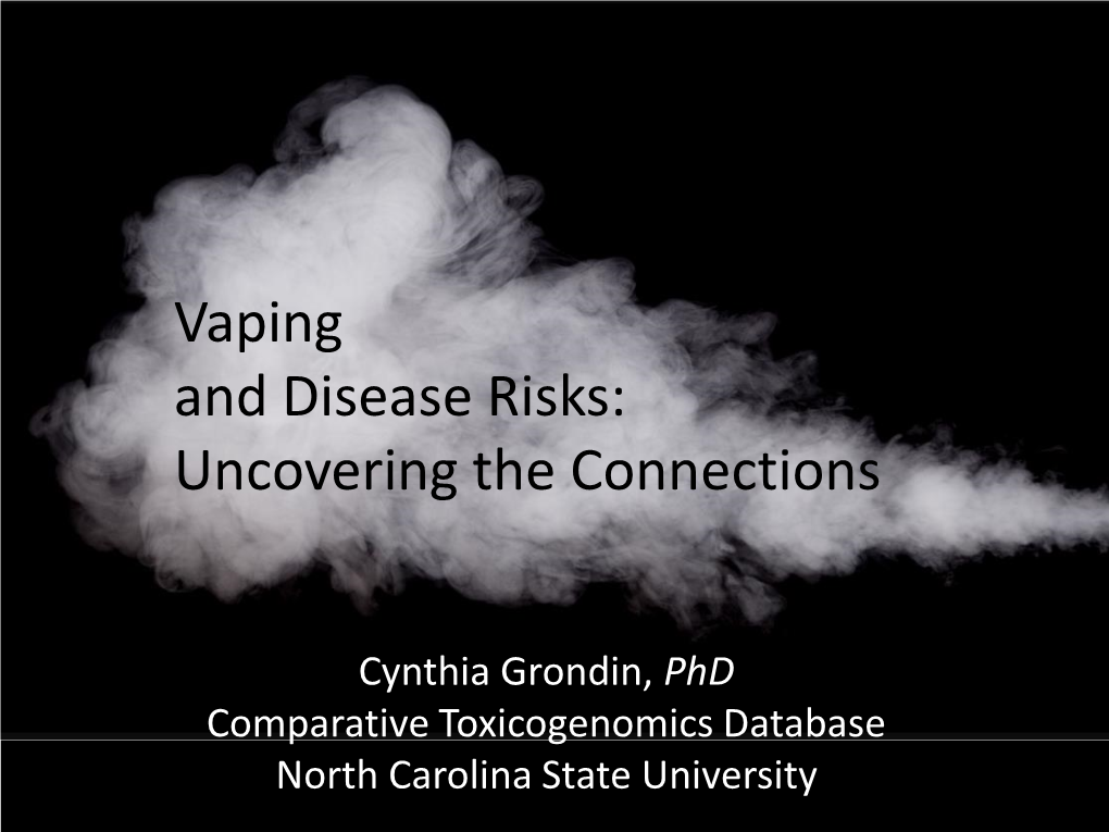 Vaping and Disease Risks: Uncovering the Connections