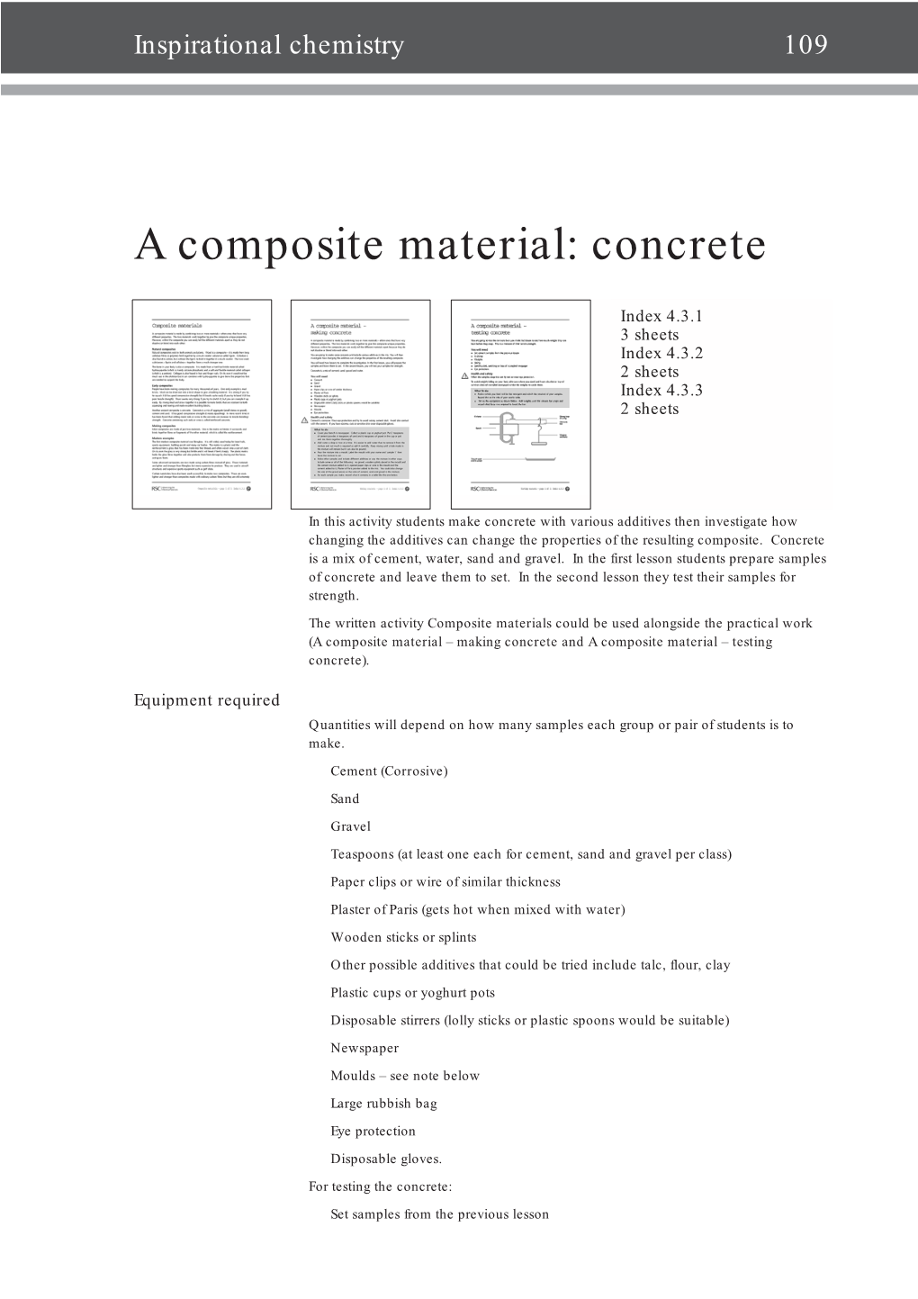 A Composite Material: Concrete