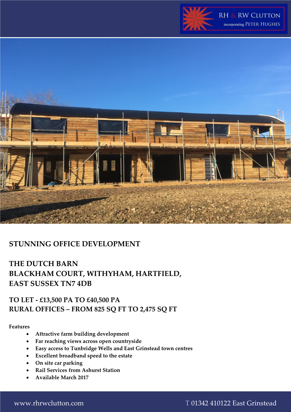 Stunning Office Development the Dutch Barn Blackham Court, Withyham, Hartfield, East Sussex Tn7