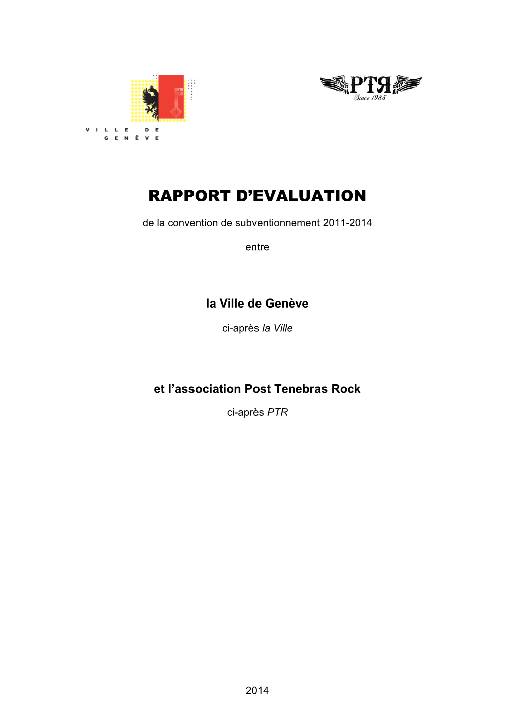 Rapport D'evaluation