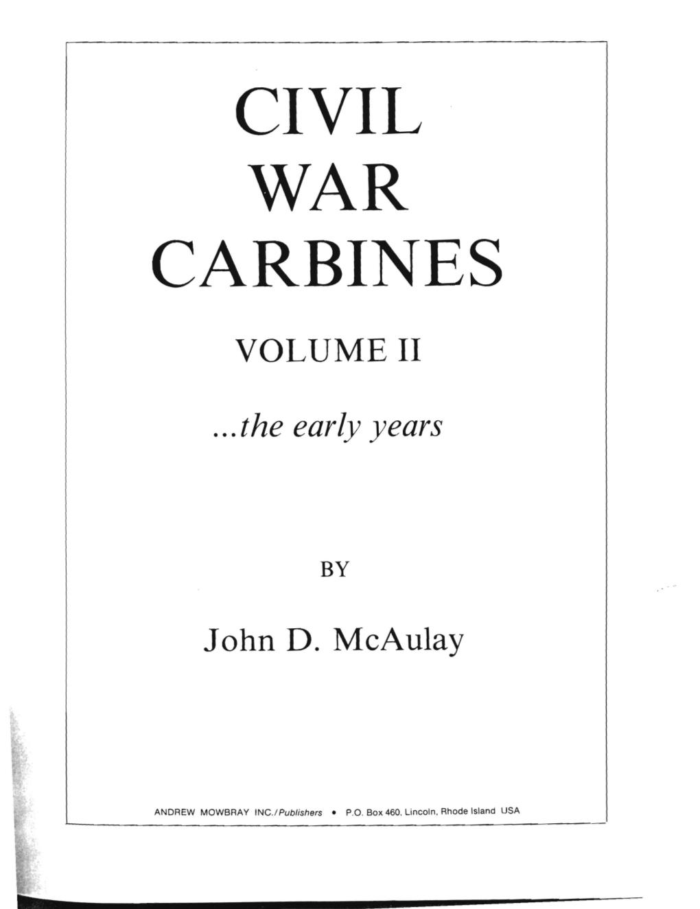 Civil War Carbines