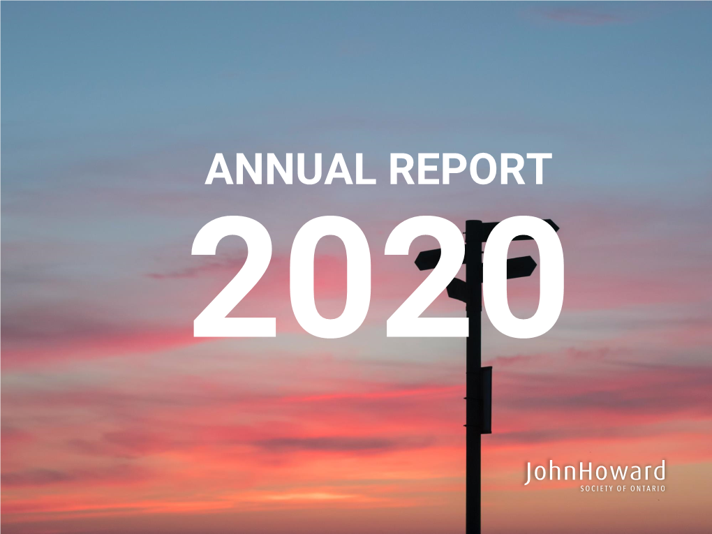 Annual Report 2020 Our Mission