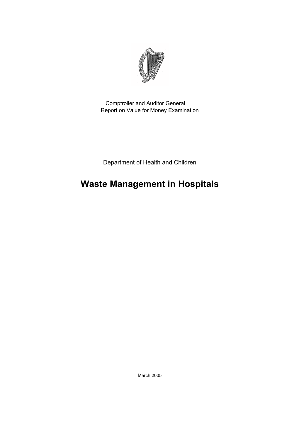 Waste Management in Hospitals