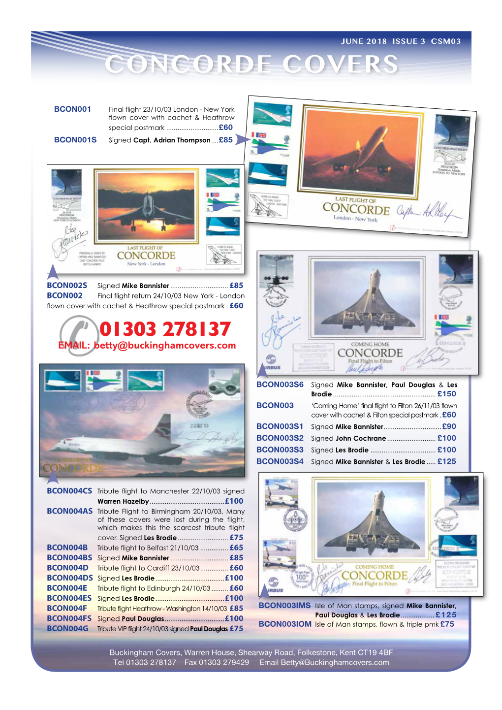 Concorde Covers