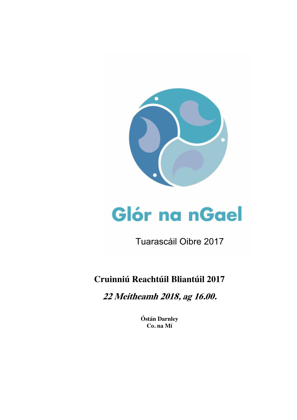 4 MB 4Th Jul 2018 Tuarascáil Bliantúil CCB 2017 (4-7-18)