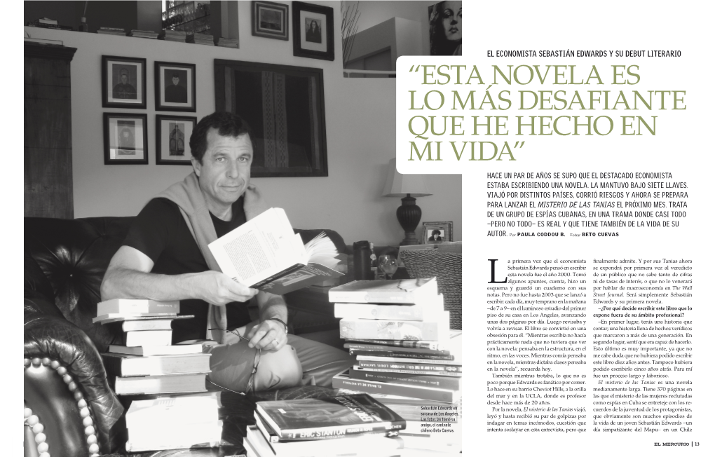 Entrevista En El Sábado De El Mercurio, Abril 2007