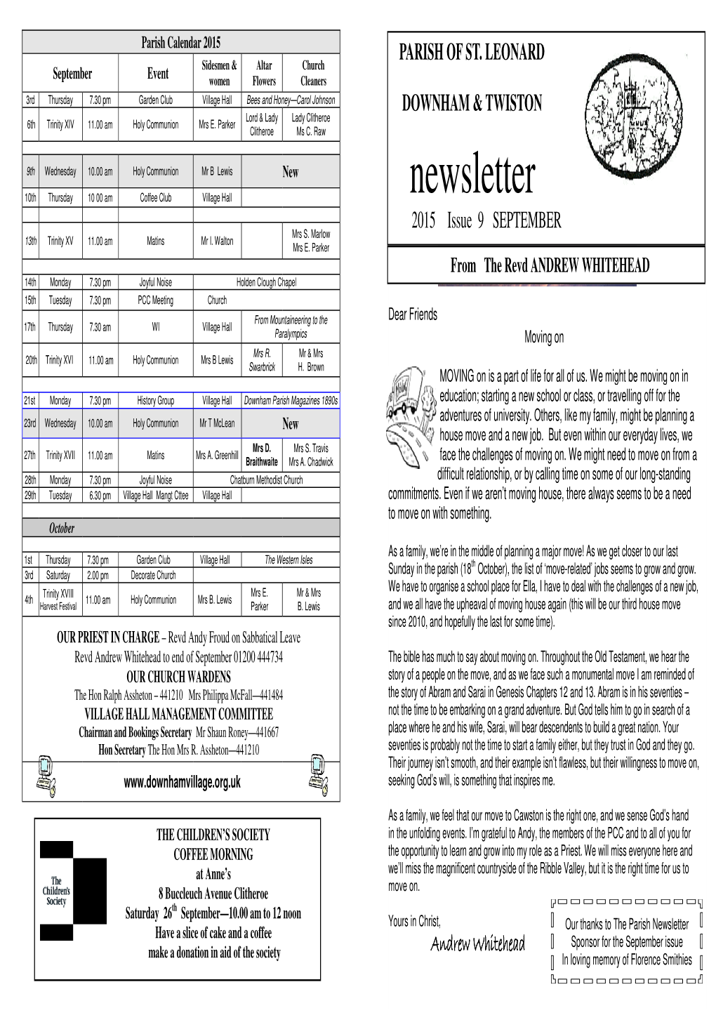 Newsletter September 2015.Pdf