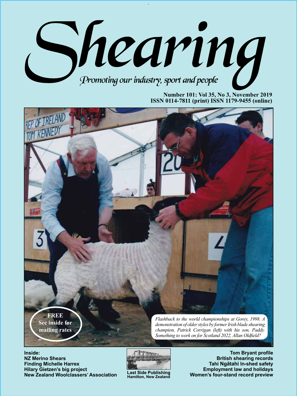 Shearing Magazine on Line At