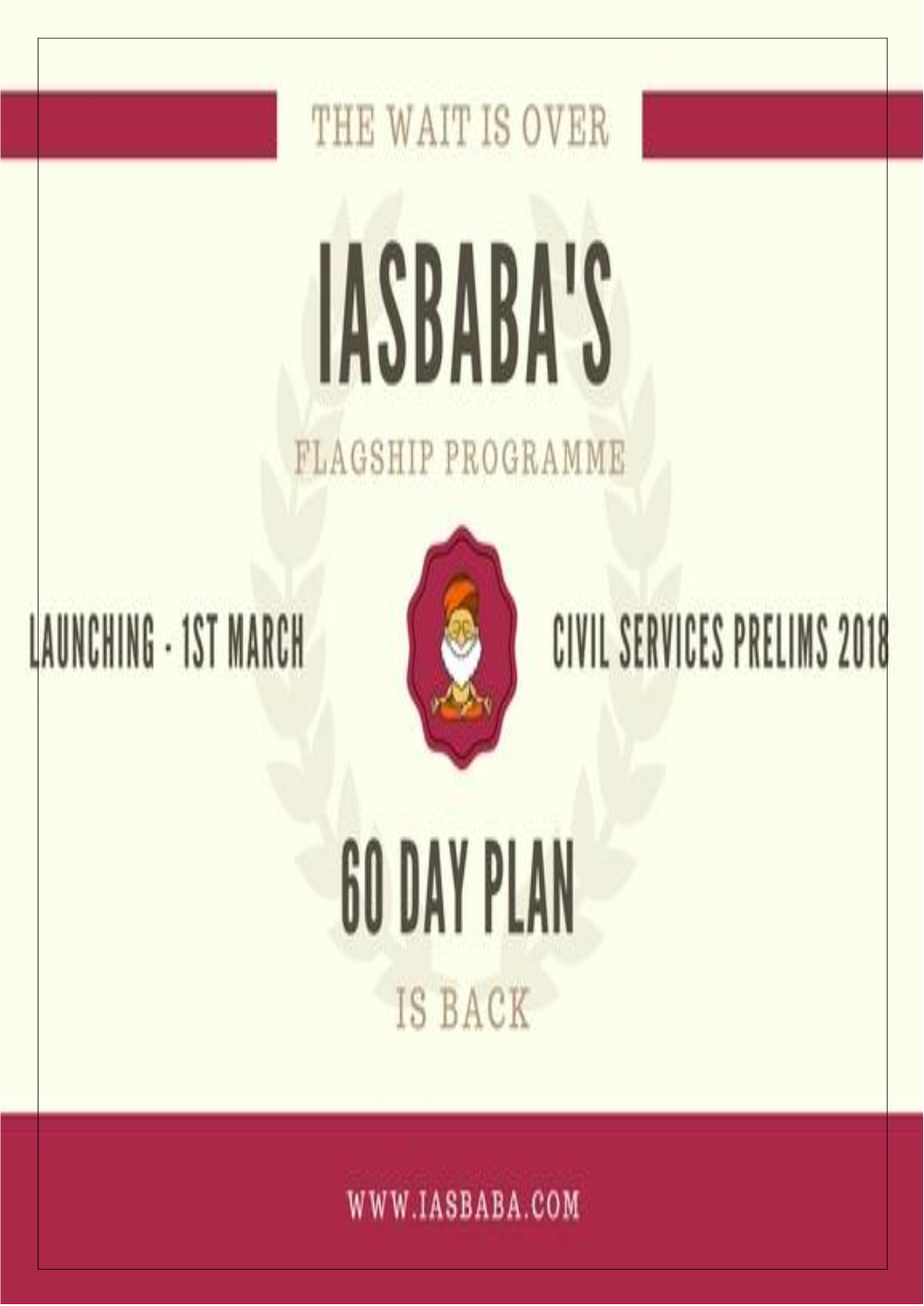 Iasbaba's 60 Days Plan 2018