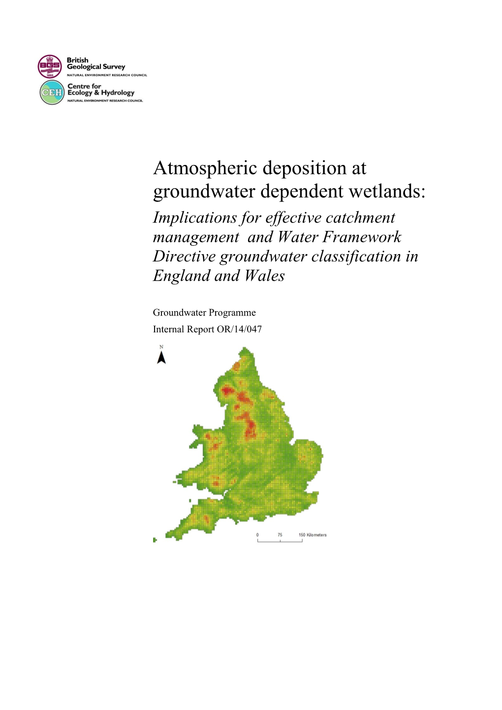 Atmospheric Deposition at Groundwater Dependent Wetlands