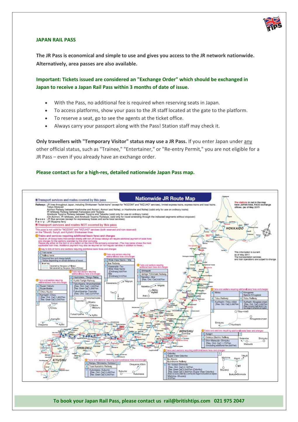 JAPAN RAIL PASS the JR Pass Is Economical And