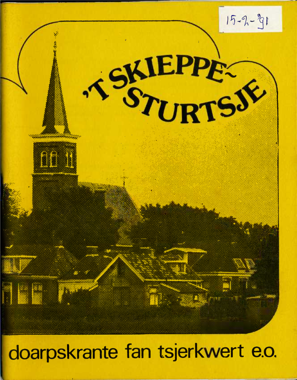 Doarpskrante Fan Tsjerkwert E.O. 15E Jiergong "It Skieppesturtsjen N.Û