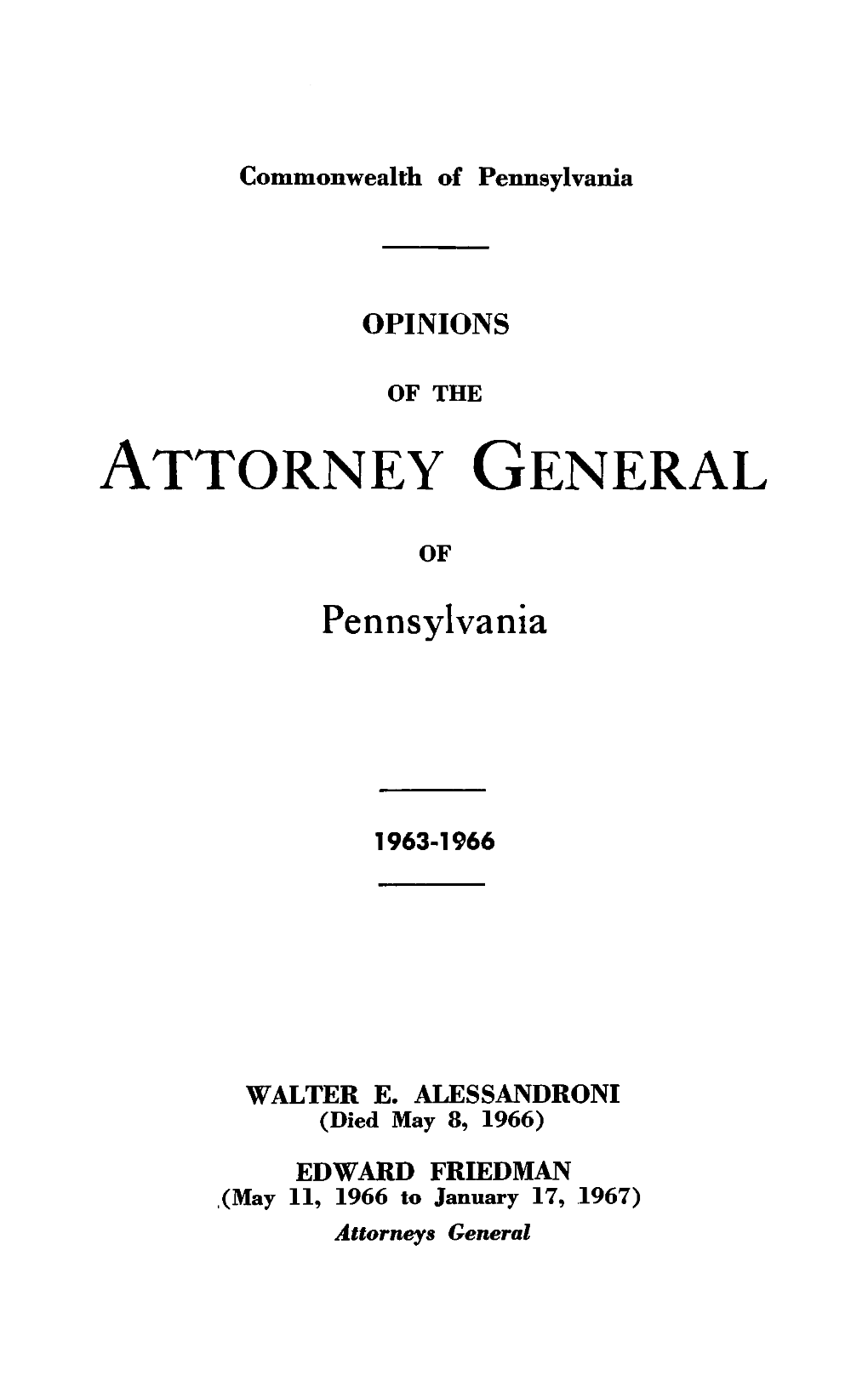 Pennsylvania Office of Attorney General