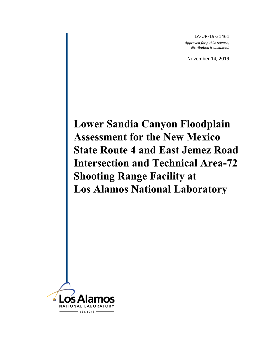 Floodplain Assessment for the TA-72 Outdoor Fire Range Upgrades At