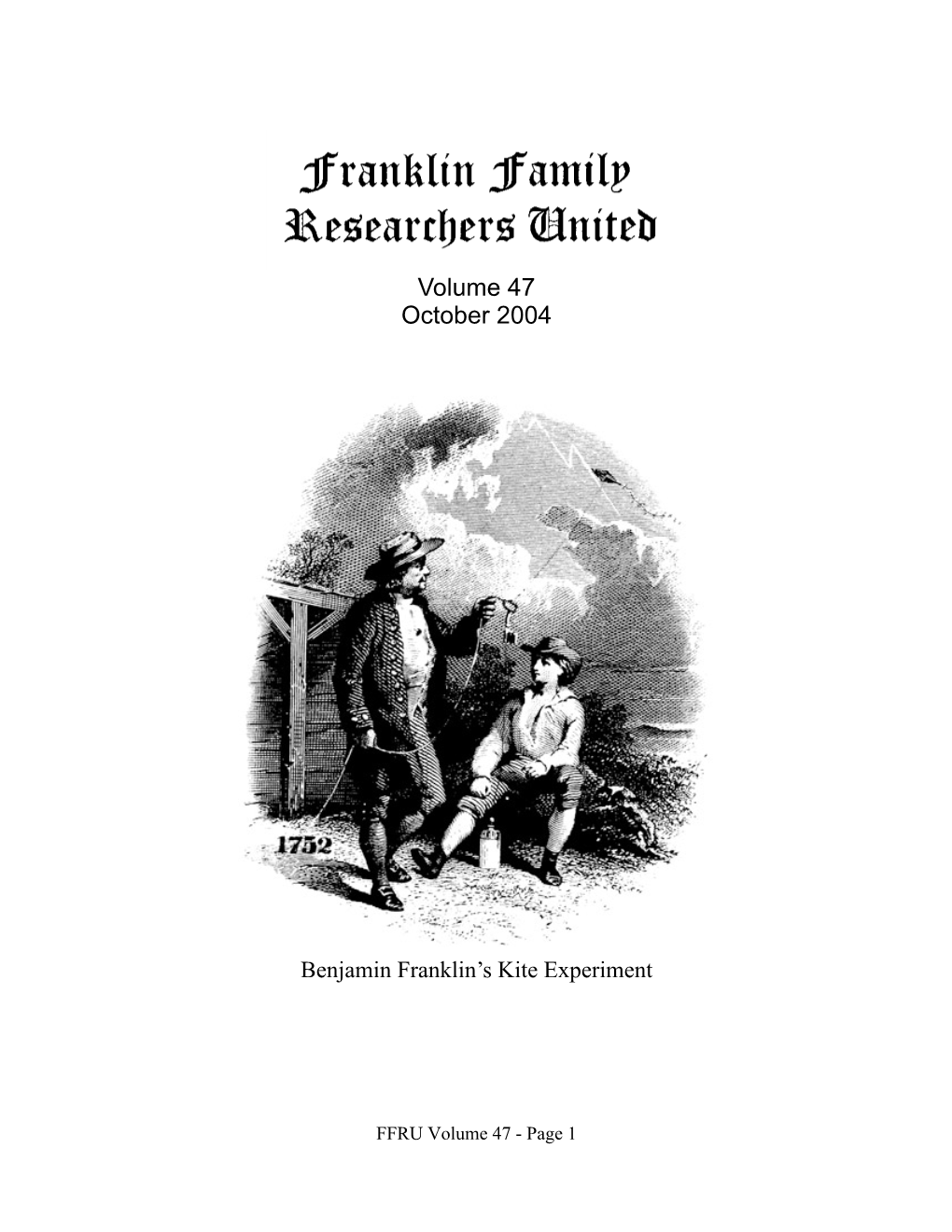 Franklin’S Kite Experiment