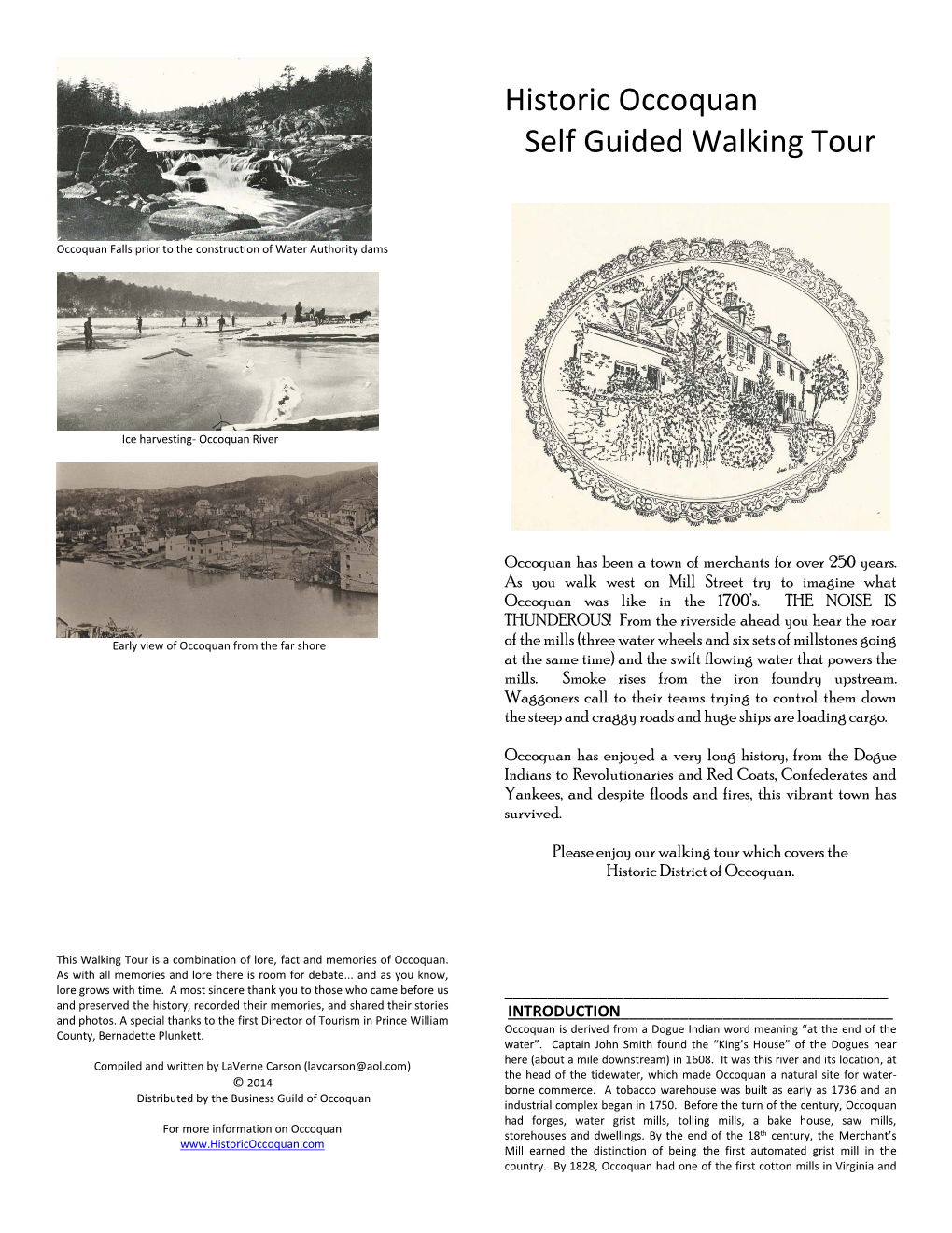 Historic Occoquan Self Guided Walking Tour