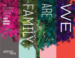 The Ackerman Institute for the Family 2019 Annual Report