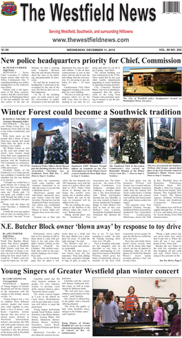 Winter Forest Could Become a Southwick Tradition by HOPE E