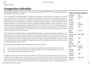 Gregorian Calendar - Wikipedia