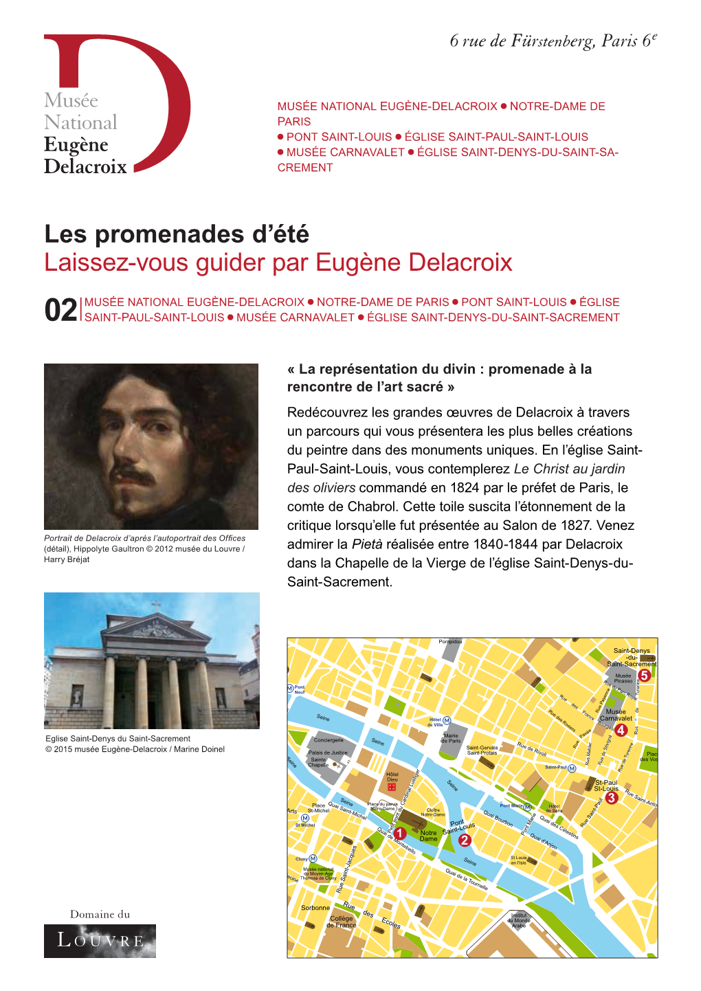 Les Promenades D'été Laissez-Vous Guider Par Eugène Delacroix