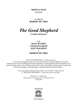 The Good Shepherd L’Ombra Del Potere