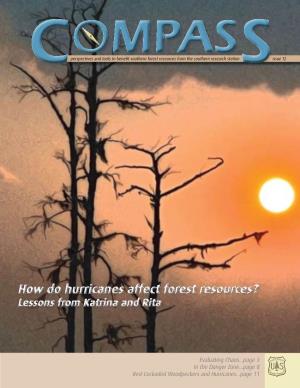 How Do Hurricanes Affect Forest Resources? Lessons from Katrina and Rita