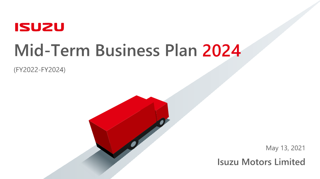 Isuzu Mid-Term Business Plan (FY2022
