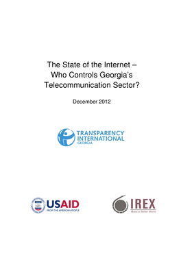 The State of the Internet – Who Controls Georgia's