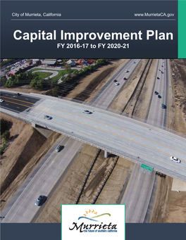 Capital Improvement Plan FY 2016-17 to FY 2020-21