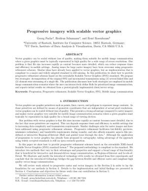 Progressive Imagery with Scalable Vector Graphics -..:: VCG Rostock