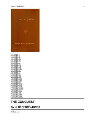 THE CONQUEST by H. BEDFORD-JONES