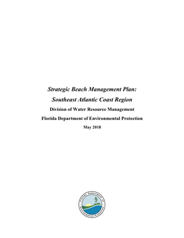 Strategic Beach Managment Plan