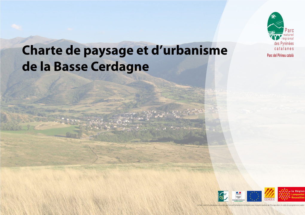 Charte De Paysage Et D'urbanisme De La Basse Cerdagne