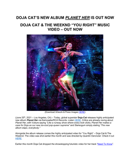 Doja Cat's New Album Planet Her Is out Now Doja Cat