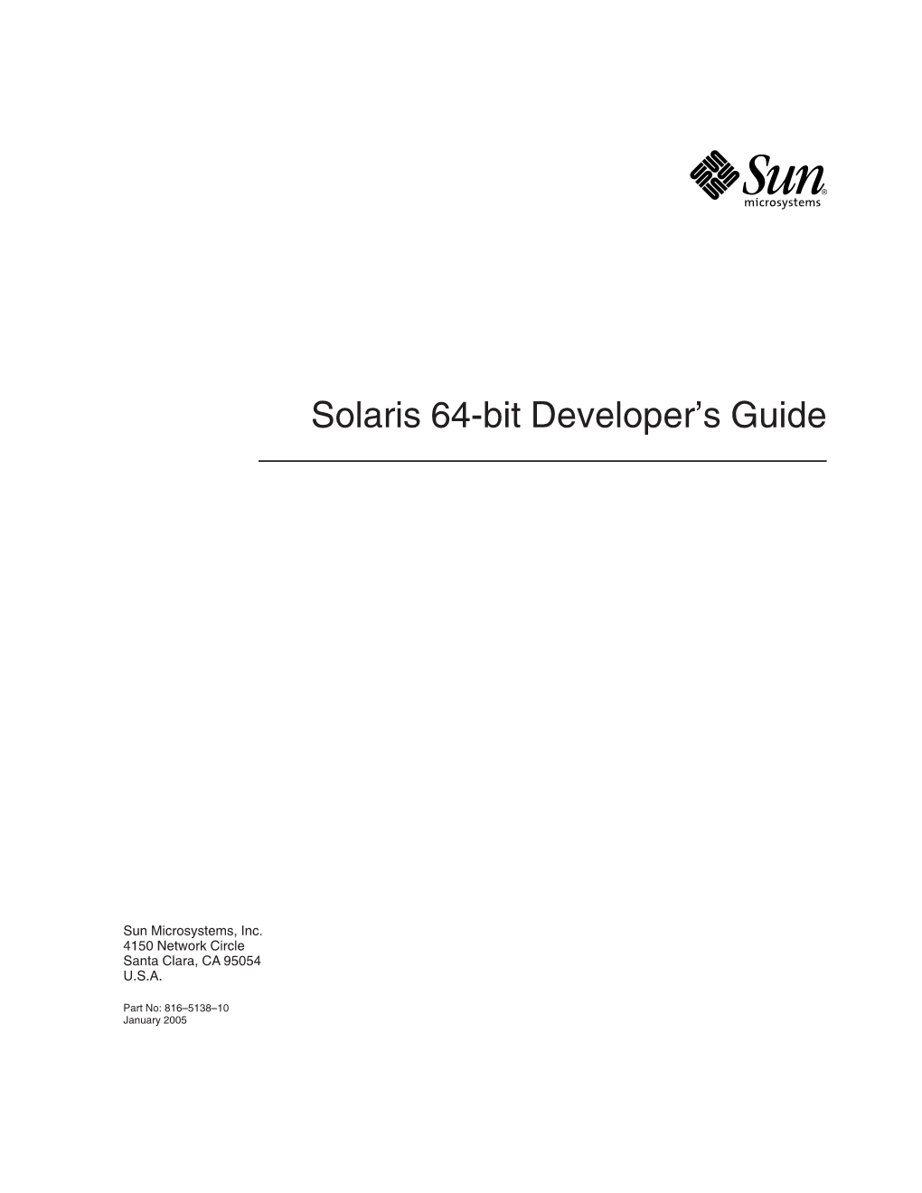 Solaris 64-Bit Developer's Guide