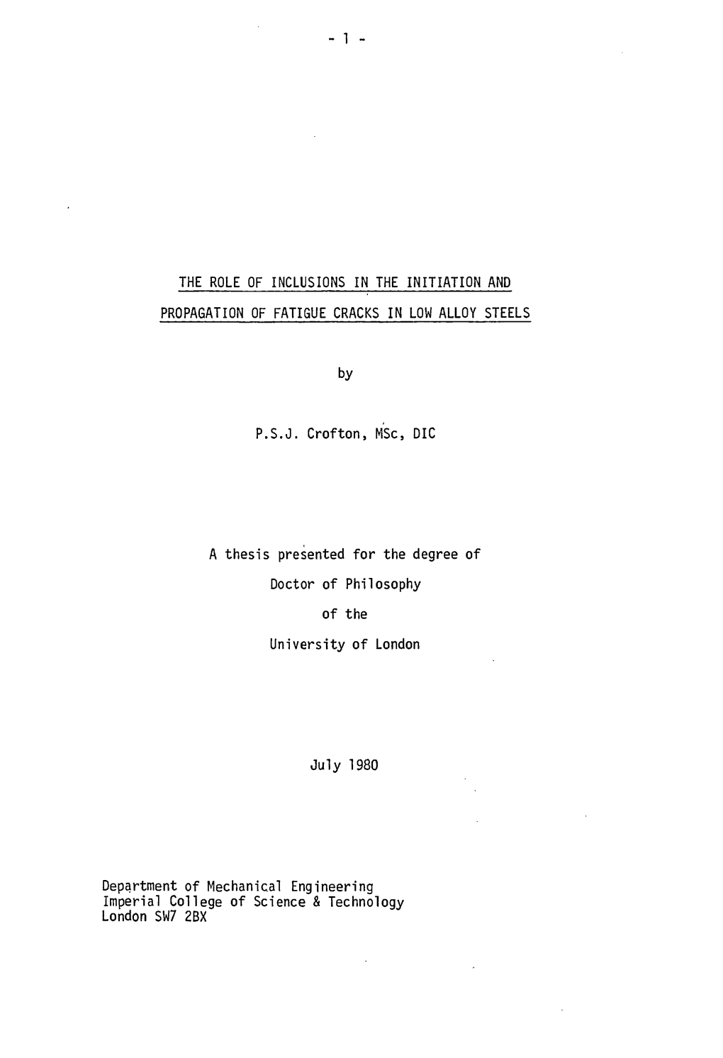 Crofton-PSJ-1980-Phd-Thesis.Pdf