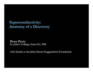 Superconductivity APS Lecture