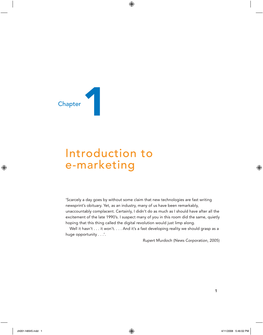 Introduction to E-Marketing