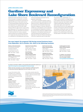 Gardiner Expressway and Lake Shore Boulevard Reconfiguration